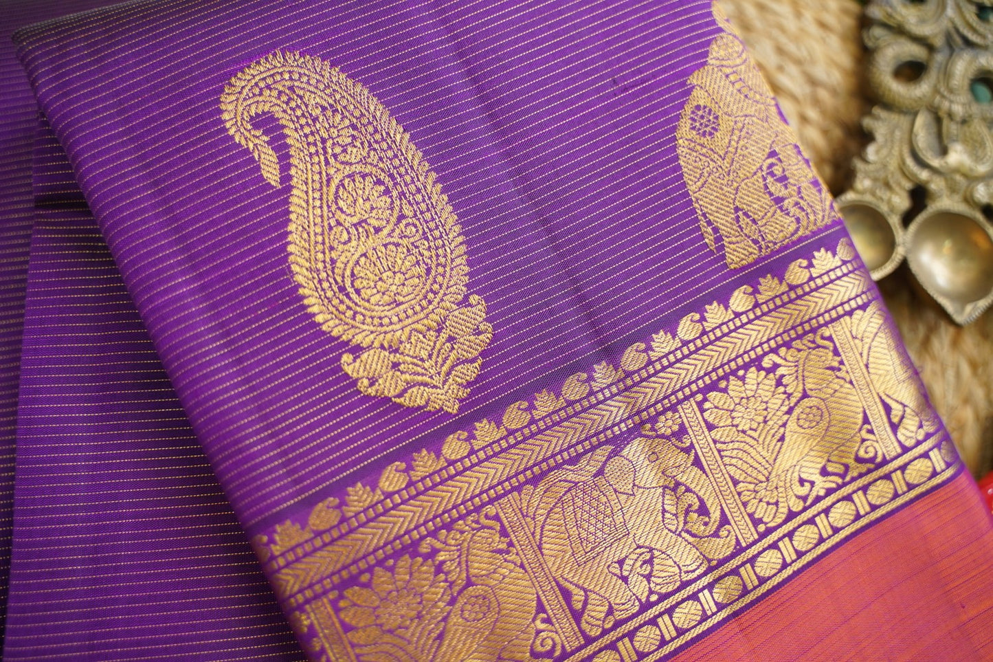 Pure vairaoosi Kanchi Silk Saree PC17544
