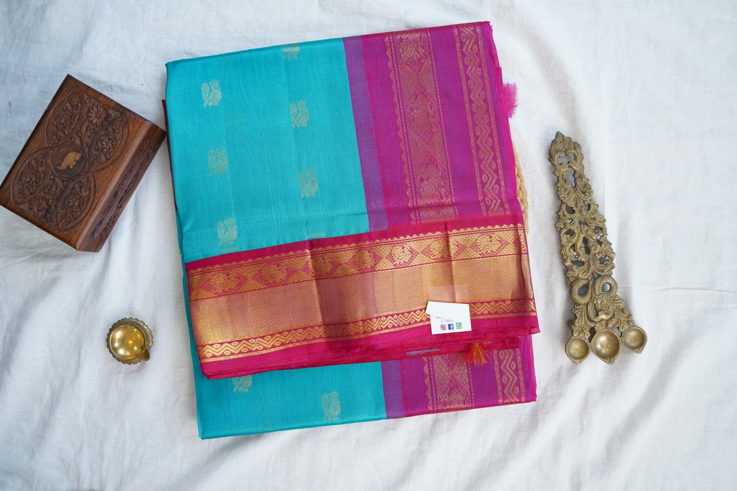 Kanchi Handloom Silk Cotton Saree-PC15588