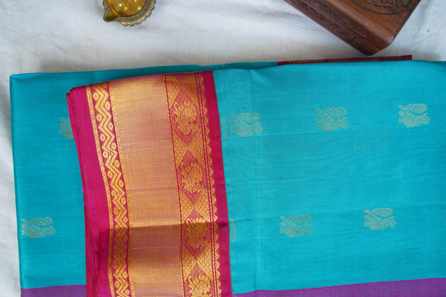 Kanchi Handloom Silk Cotton Saree-PC15588