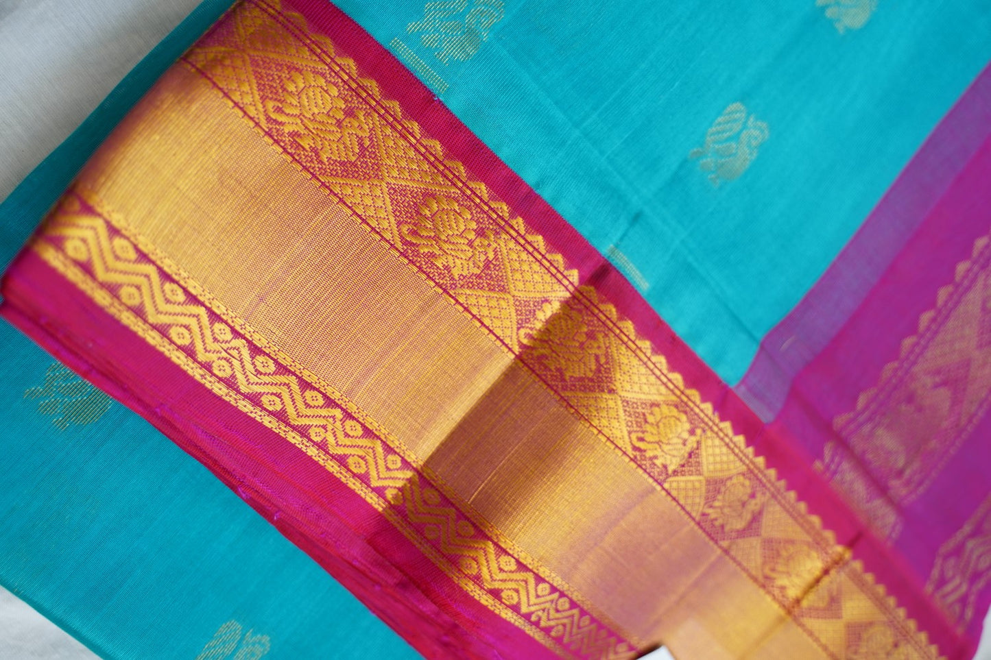 Kanchi Handloom Silk Cotton Saree-PC15588