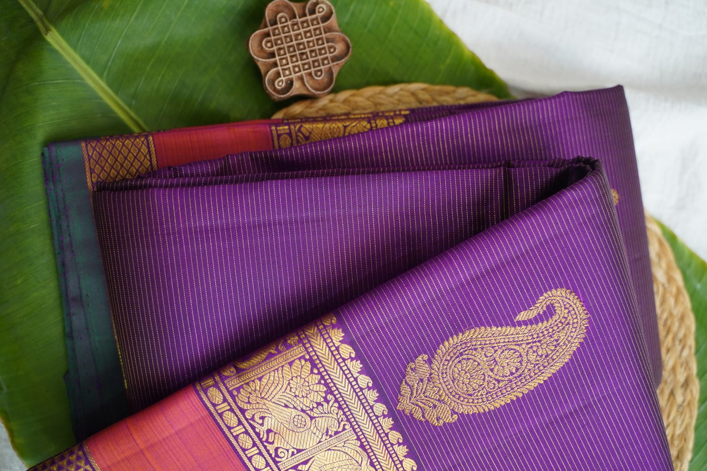 Pure vairaoosi Kanchi Silk Saree PC17544