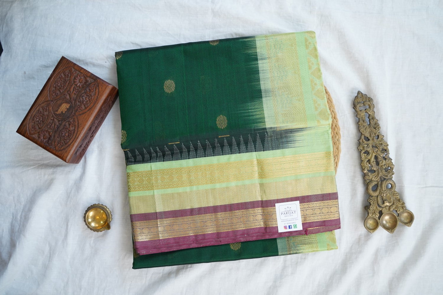 Kanchi Handloom Silk Cotton Saree PC15584