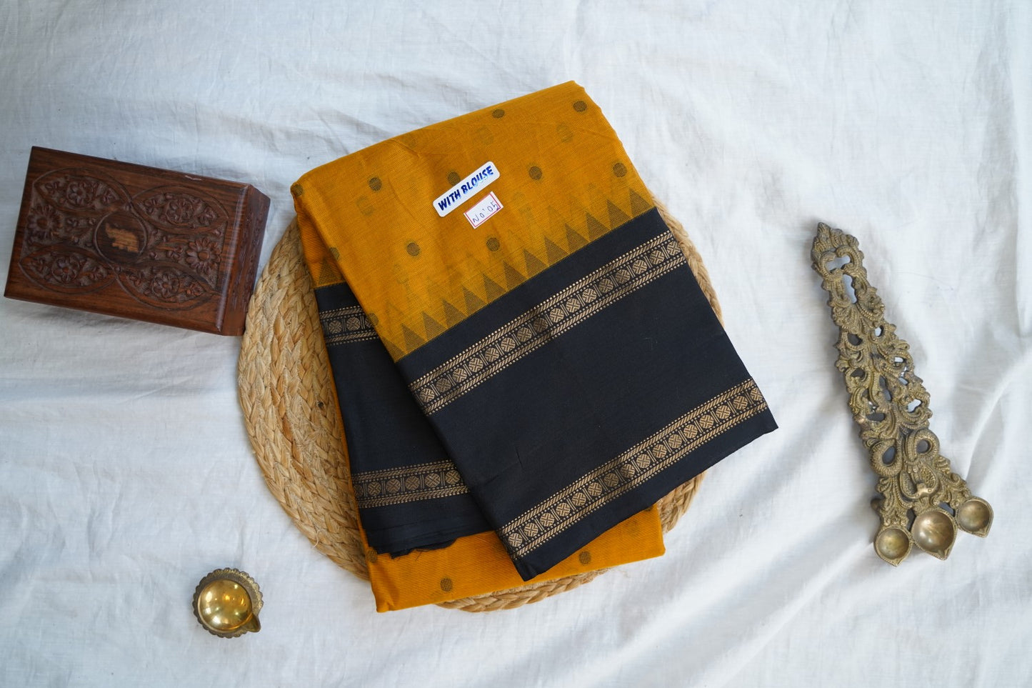 Chettinad handloom Cotton Saree PC16621