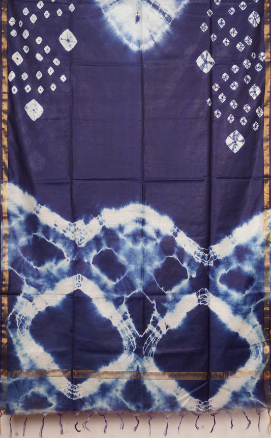Semi linen Fancy saree PC16384