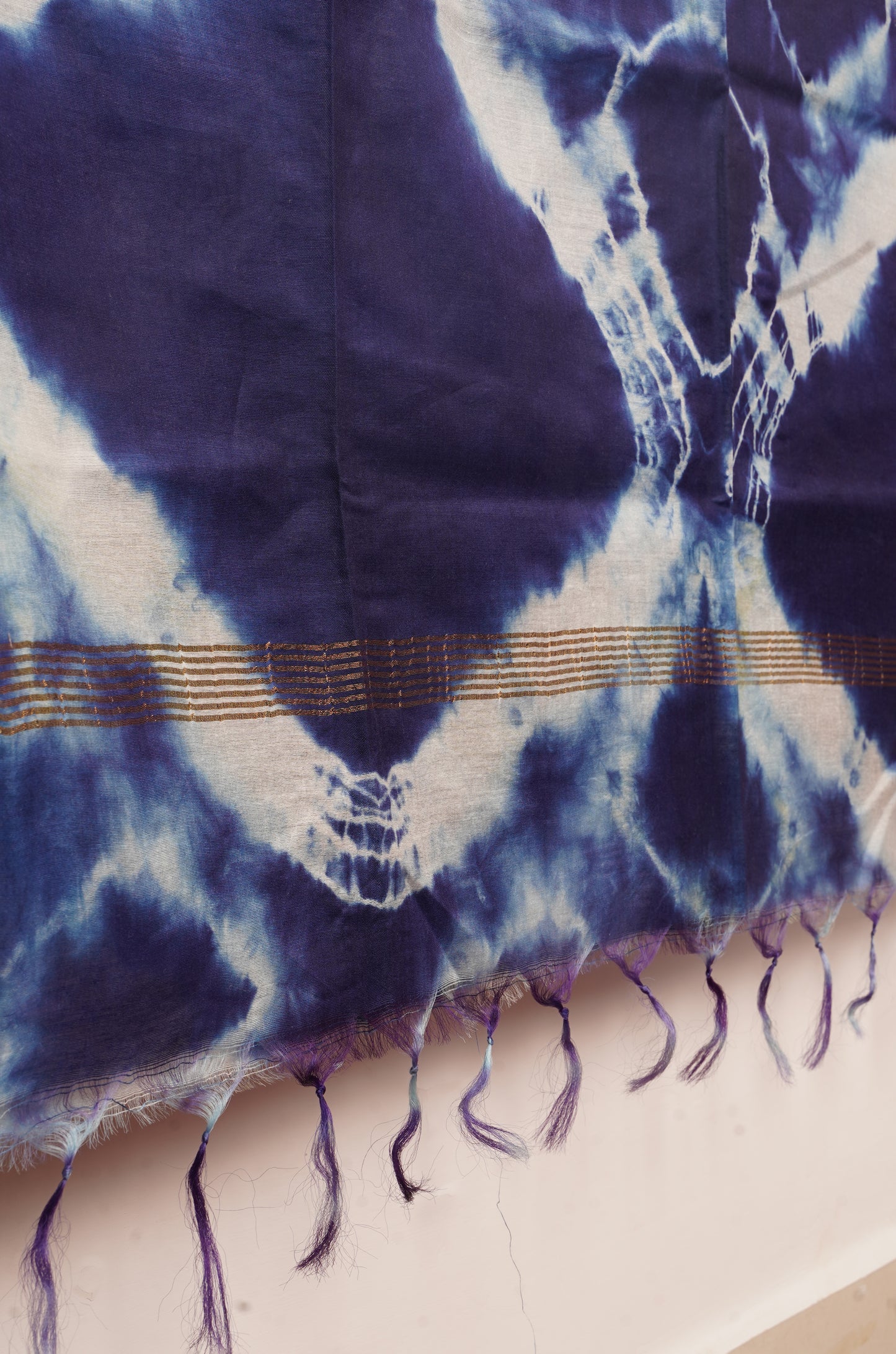 Semi linen Fancy saree PC16384