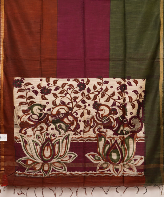 Semi tussar Fancy saree PC16459