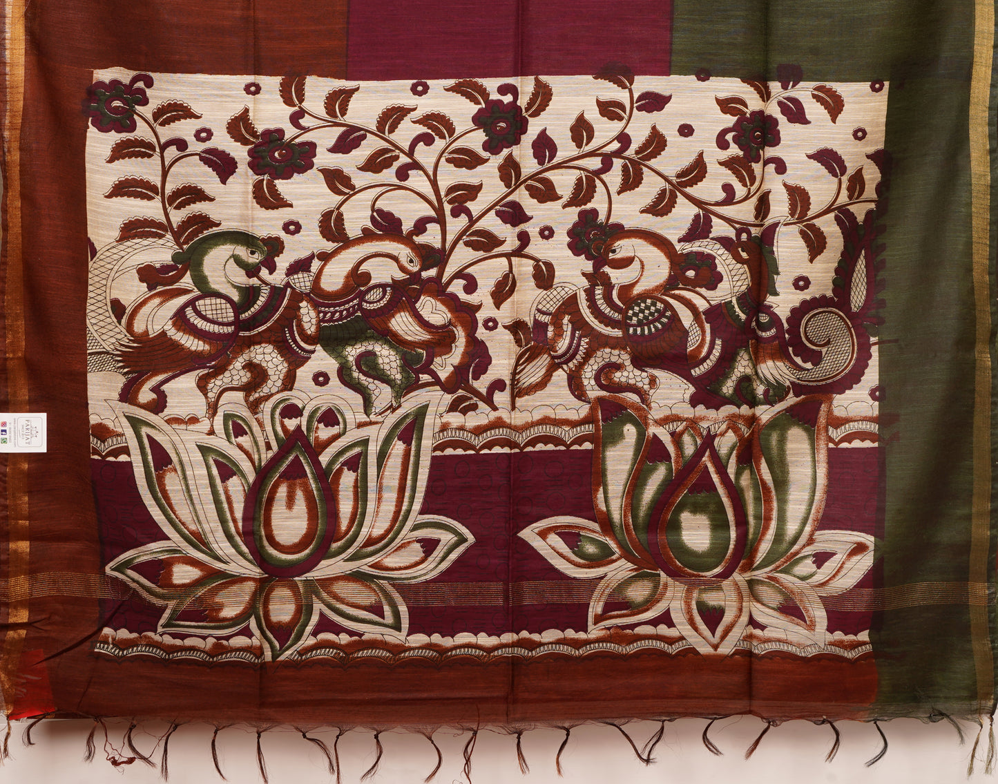 Semi tussar Fancy saree PC16459