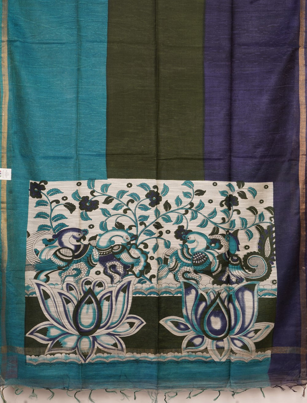 Semi tussarFancy saree PC16422
