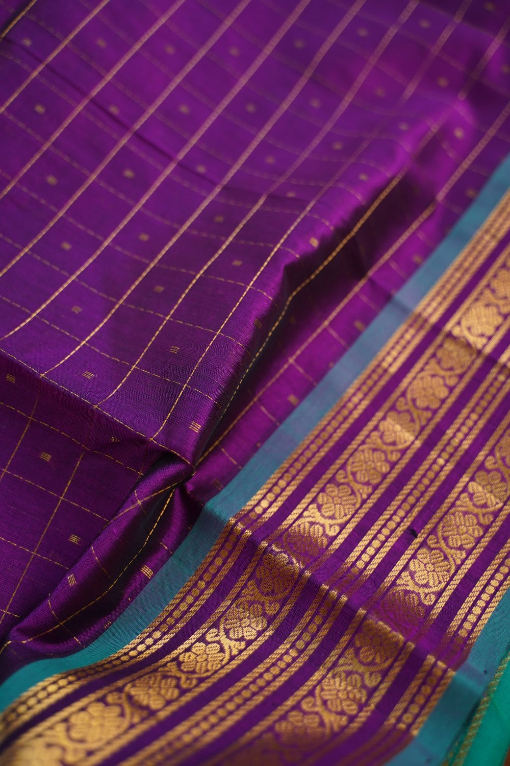 Kanchi Handloom Silk Cotton Saree PC16646