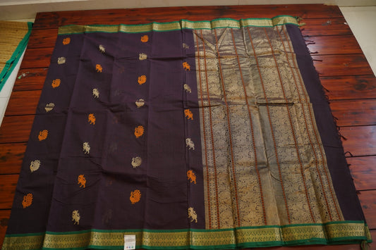 Kanchi handloom Cotton  Saree PC5989