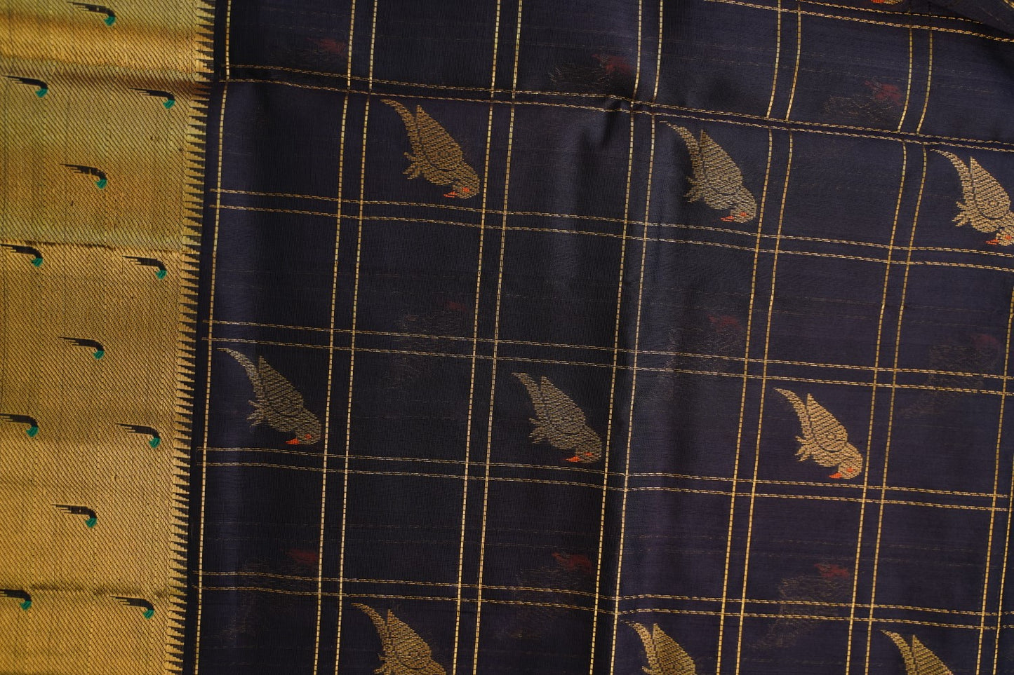 Kanchi Handloom Silk Cotton Saree PC16644