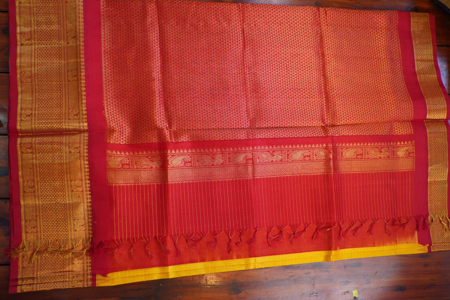 Kanchi Handloom Silk Cotton Saree PC16655
