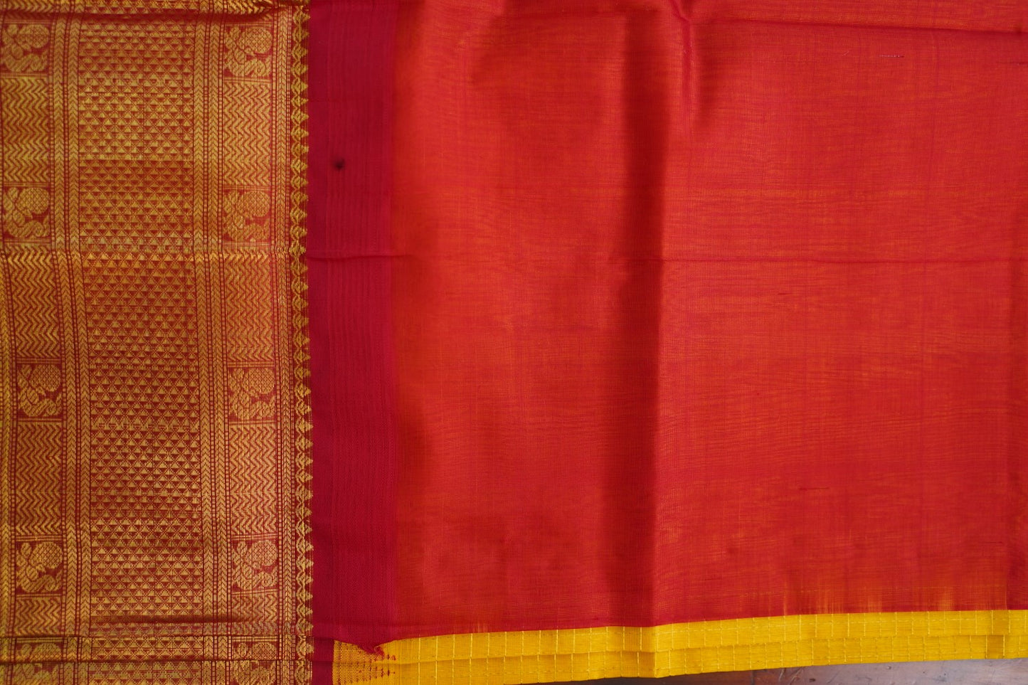 Kanchi Handloom Silk Cotton Saree PC16655