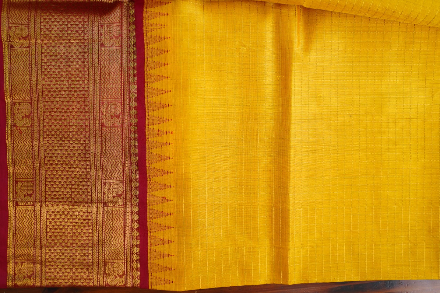 Kanchi Handloom Silk Cotton Saree PC16655