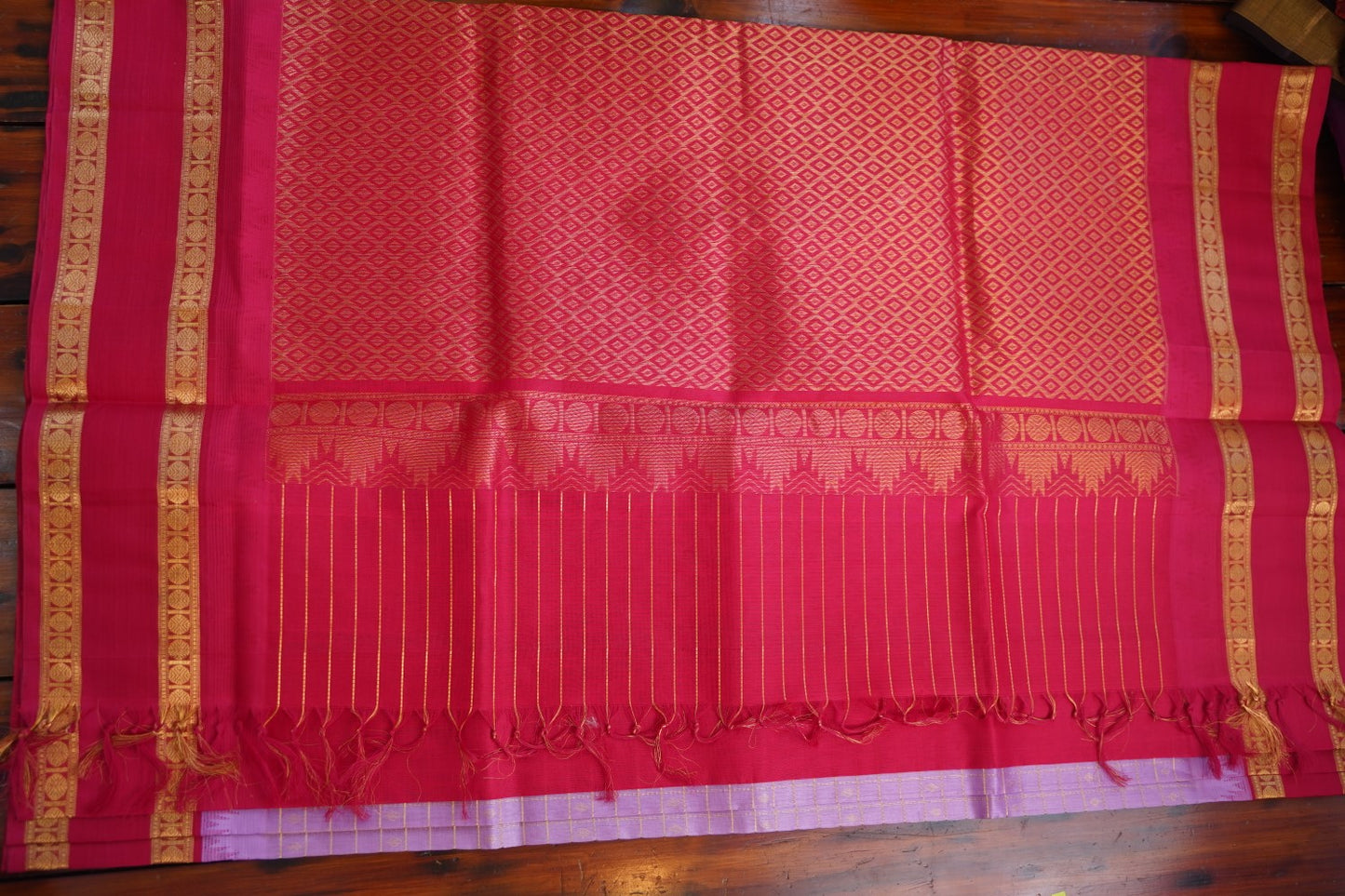 Kanchi Handloom Silk Cotton Saree PC16654