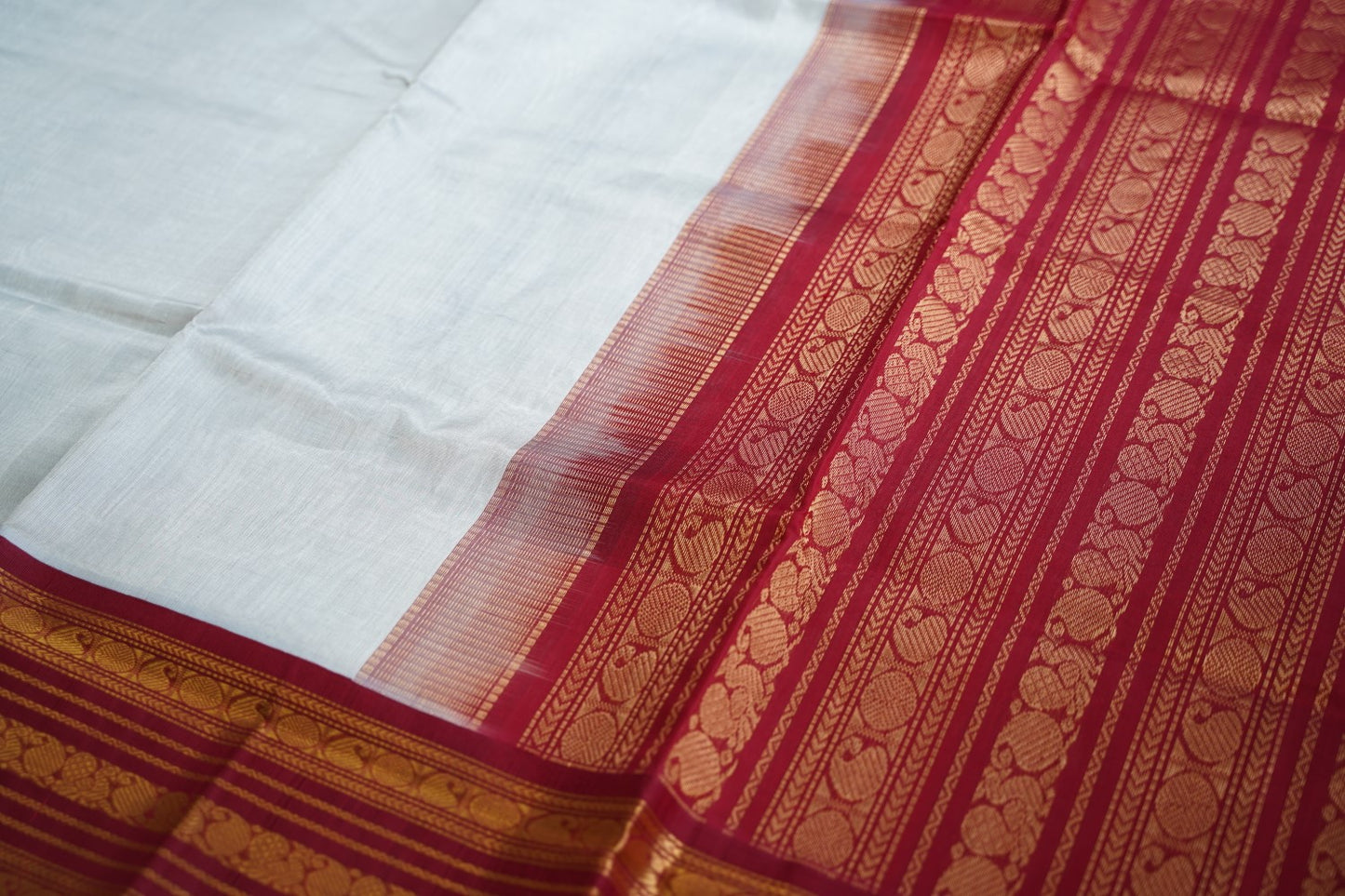 Kanchi Handloom Silk Cotton Saree PC15394