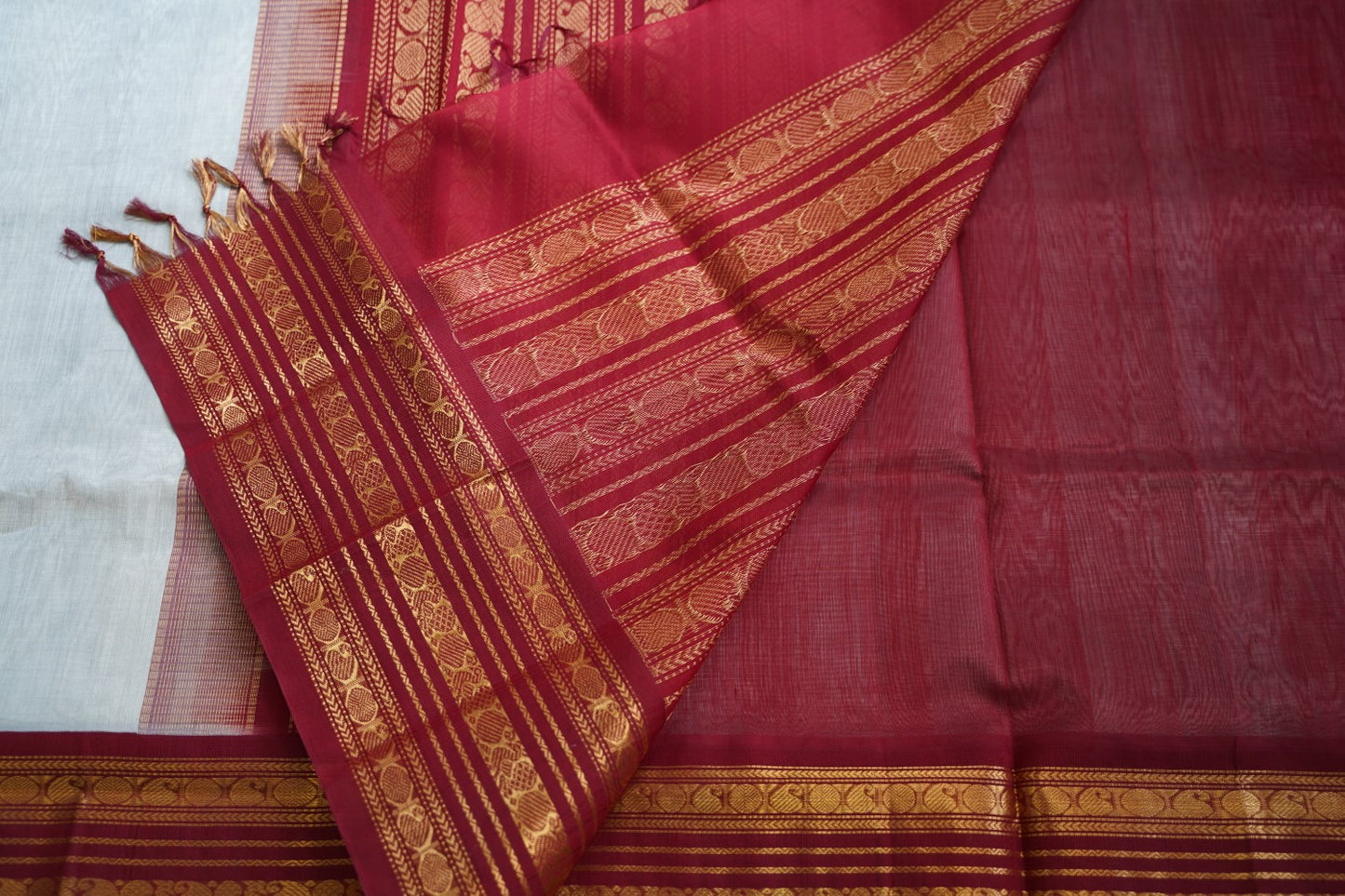 Kanchi Handloom Silk Cotton Saree PC15394