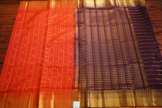 Kanchi Handloom Silk Cotton Saree PC15396