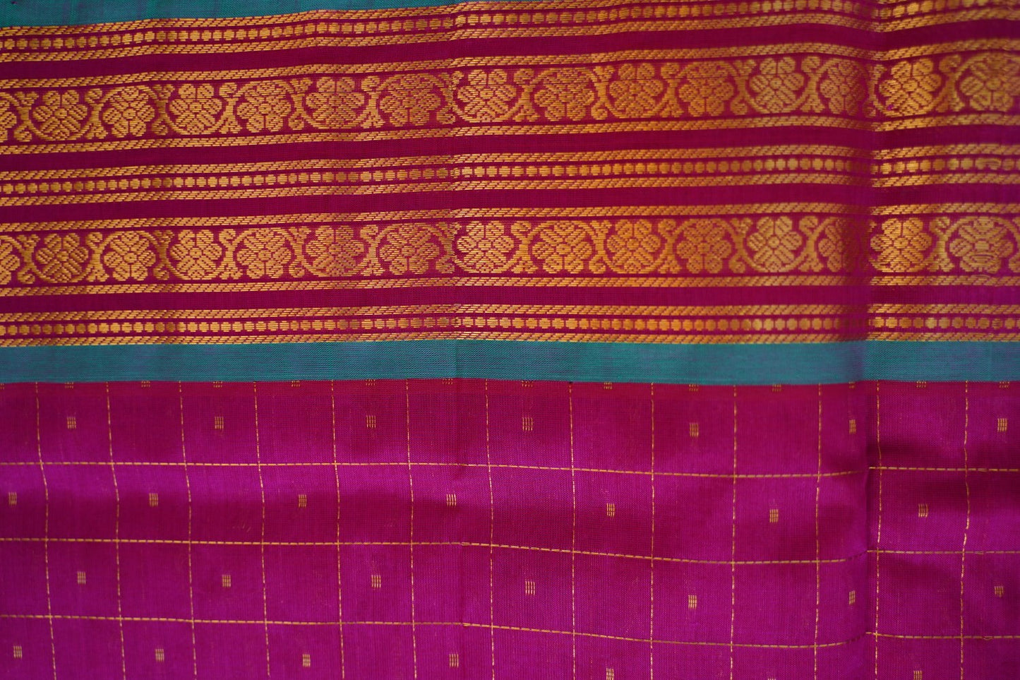 Kanchi Handloom Silk Cotton Saree PC16652