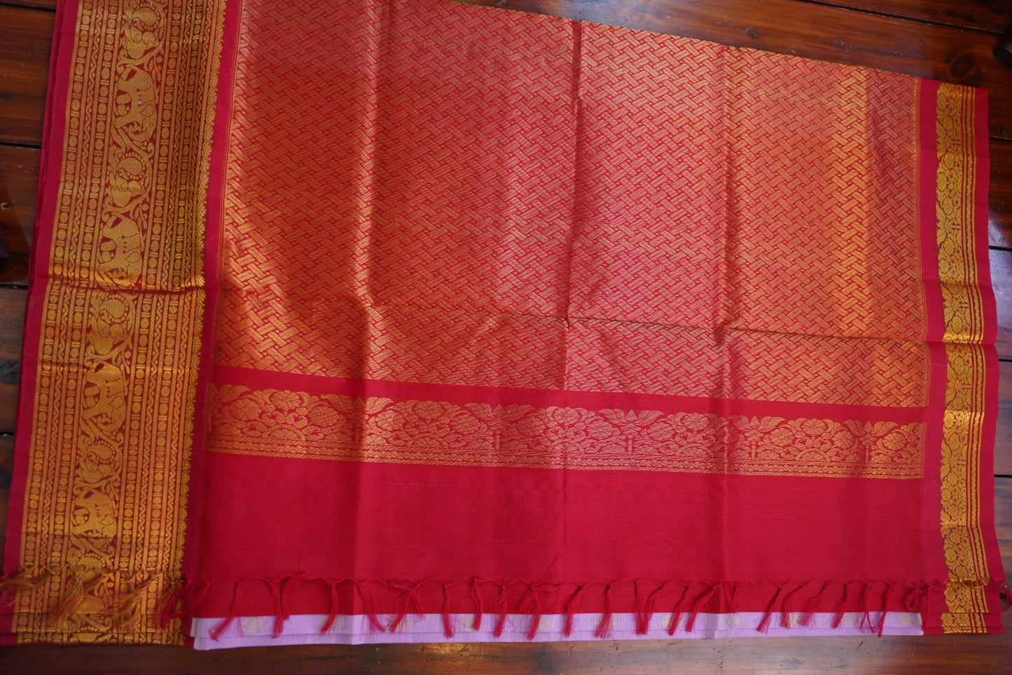 Kanchi Handloom Silk Cotton Saree-PC16607