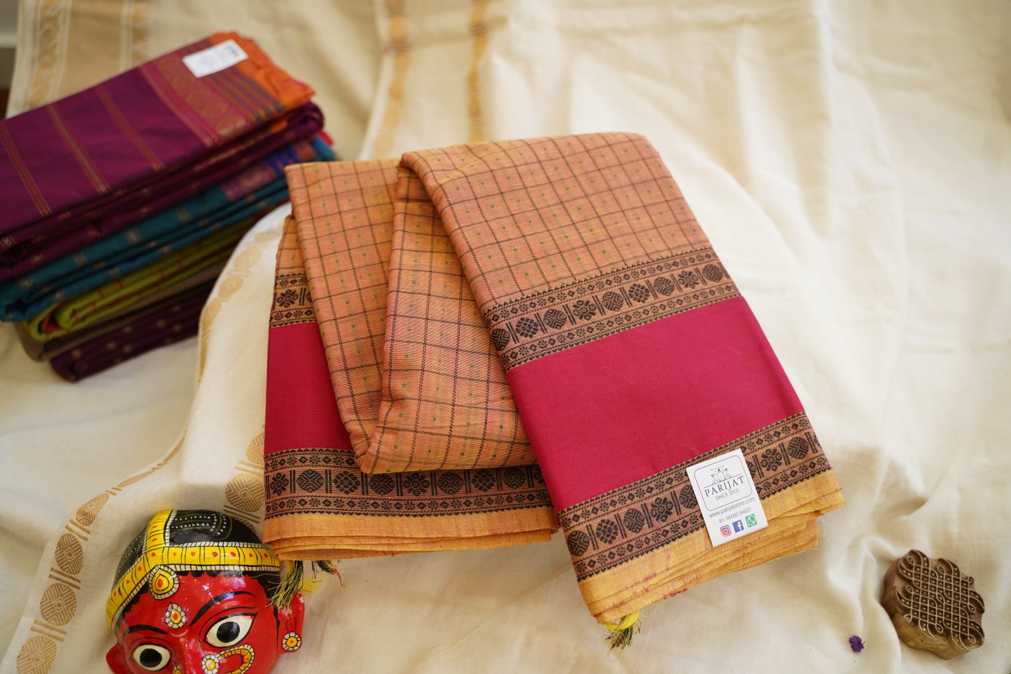 Lakshadeepam Kanchi handloom Cotton saree  PC11320