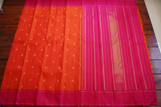 Pure Kanchi Korvai Silk Saree PC15401