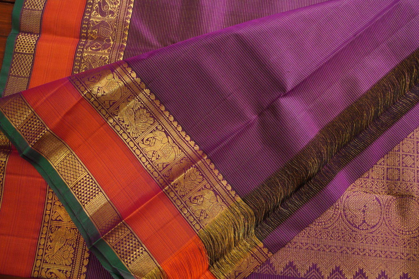 Pure vairaoosi Kanchi Silk Saree PC17544