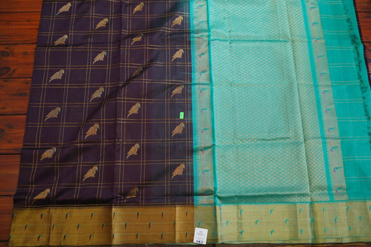 Kanchi Handloom Silk Cotton Saree PC15407