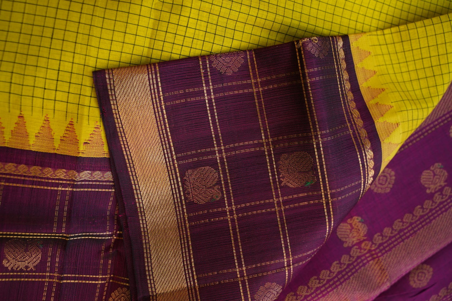 Kanchi Handloom Silk Cotton Saree PC15371