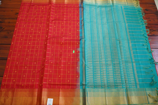 Kanchi Handloom Silk Cotton Saree PC15359
