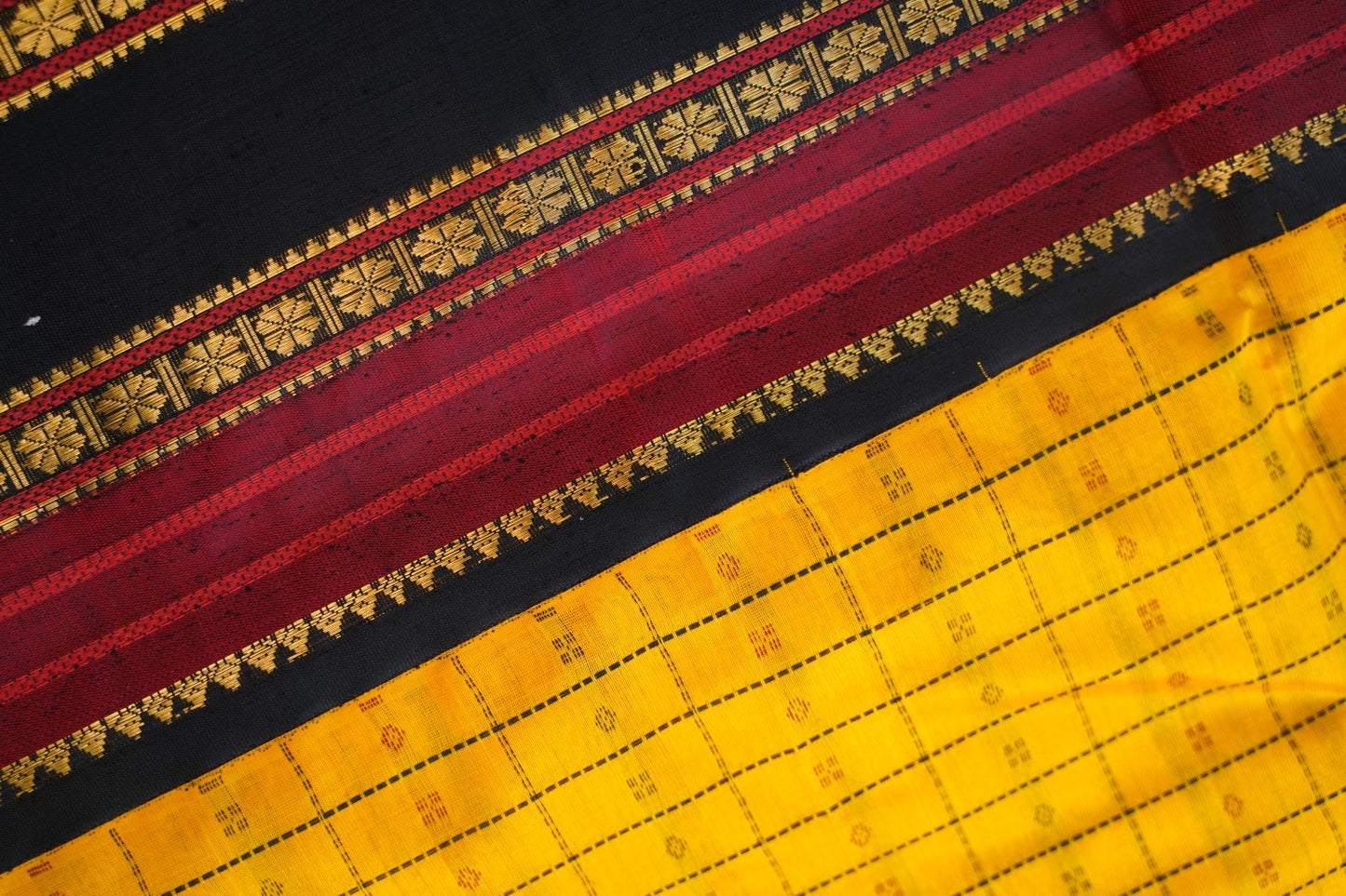 Kanchi Handloom Silk Cotton Saree PC16656