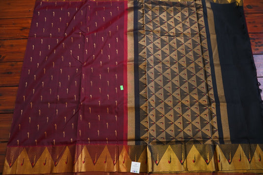 Kanchi Handloom Silk Cotton Saree PC15368