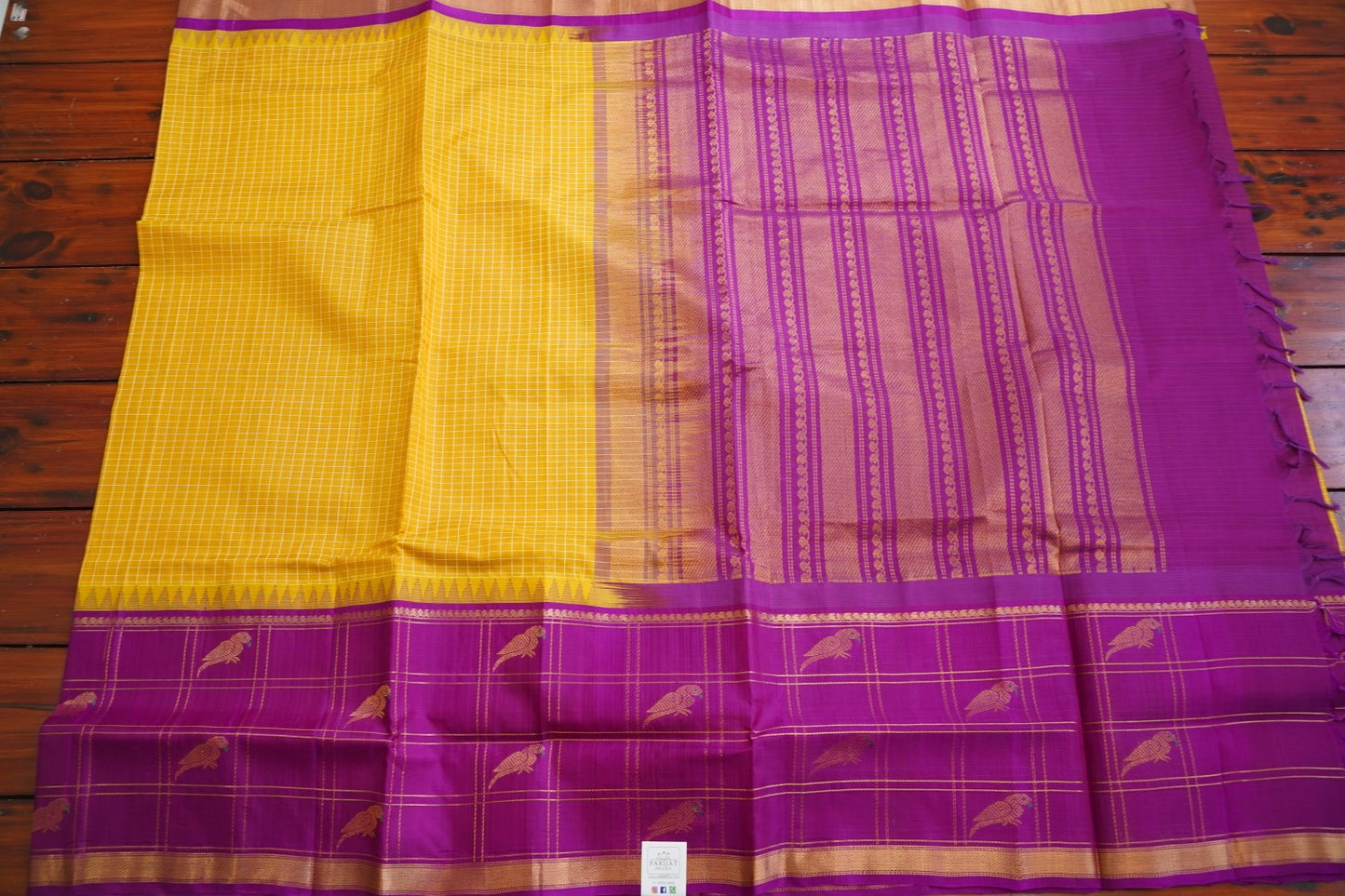 Kanchi Handloom Silk Cotton Saree PC15410