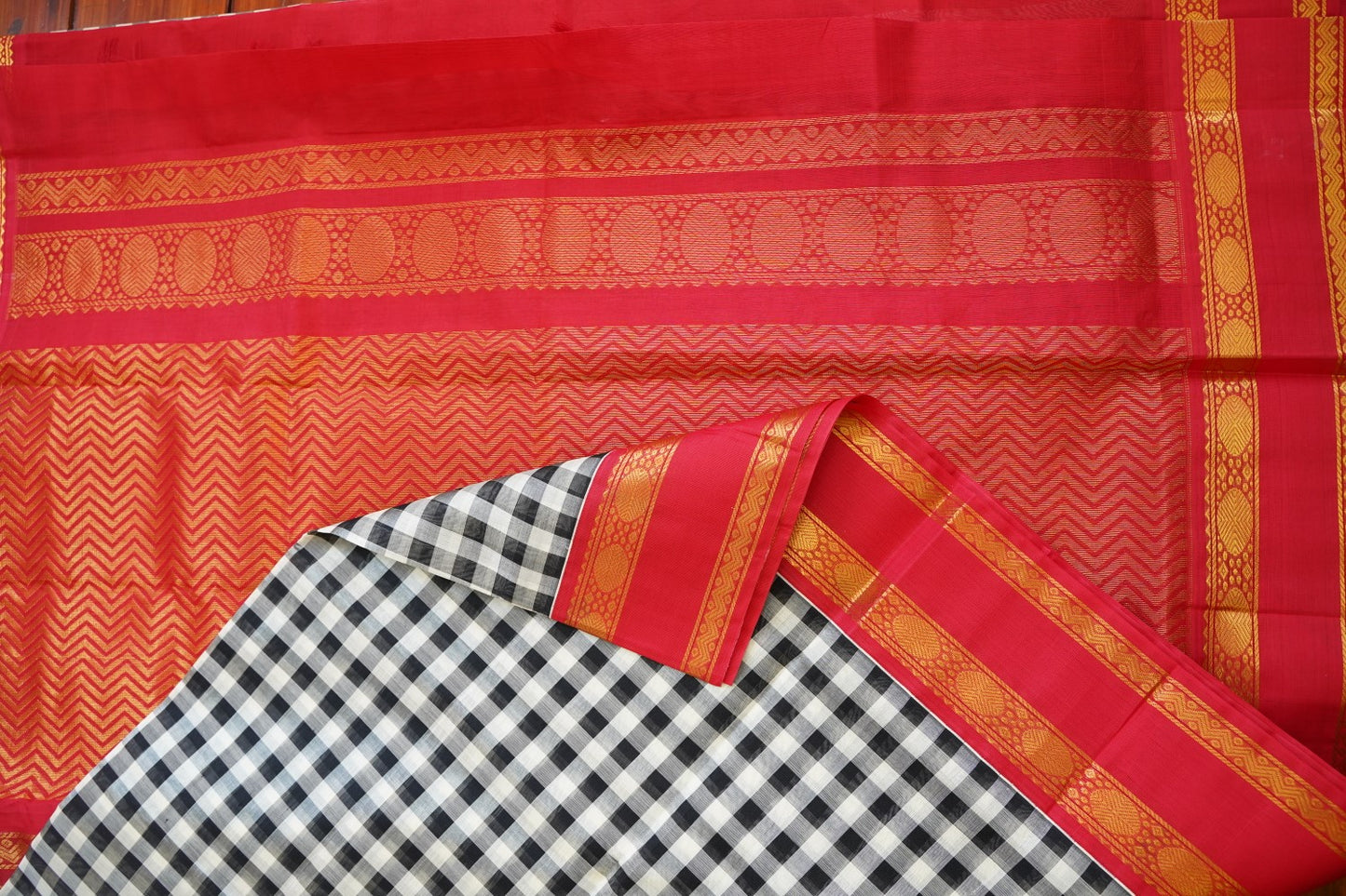 Kanchi Handloom Silk Cotton Saree PC15411