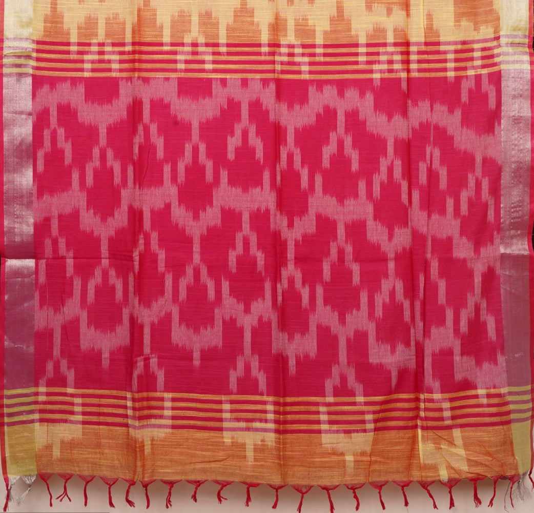 Semi Linen Fancy saree PC16408
