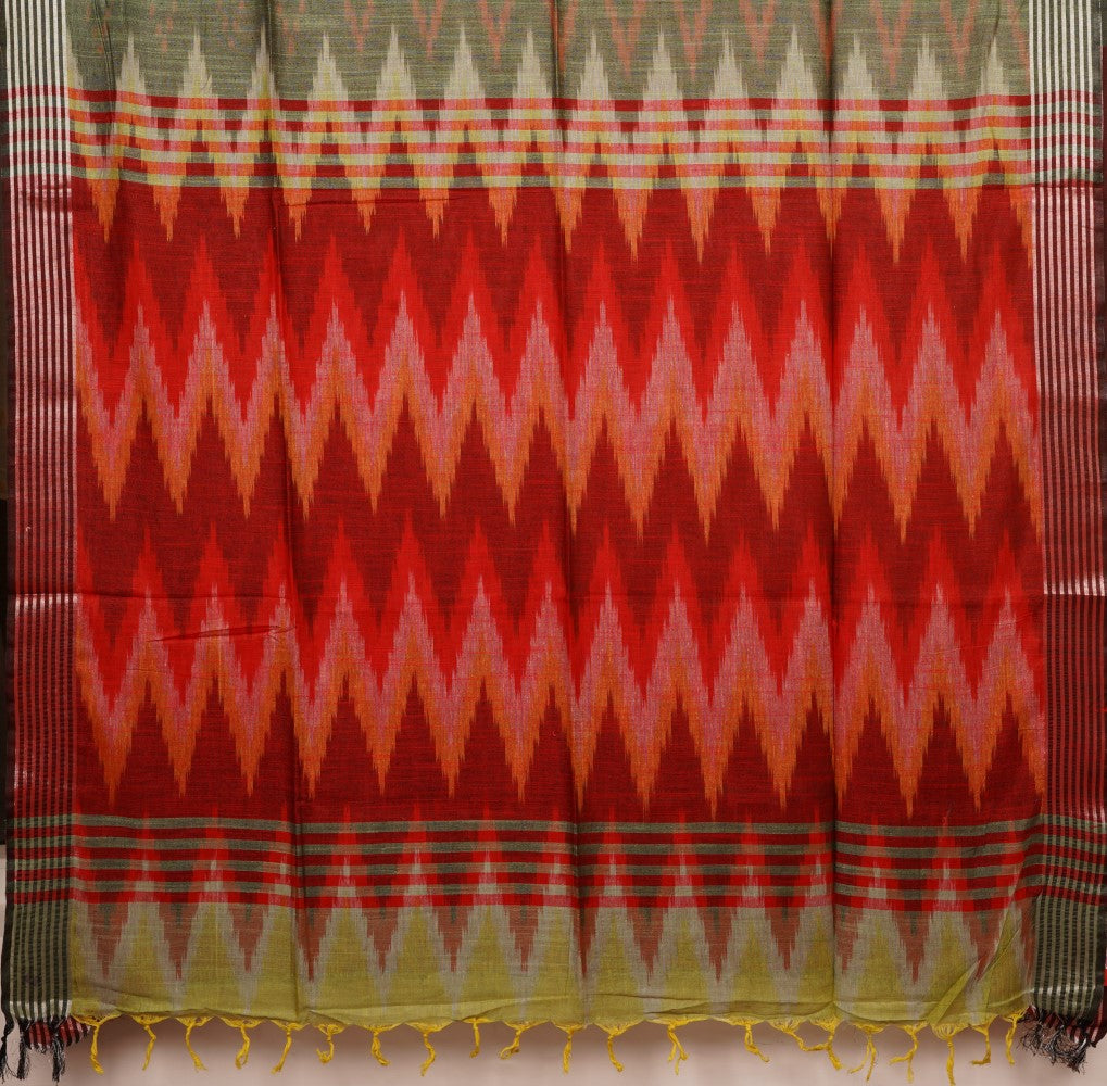 Semi Linen Fancy saree PC16398