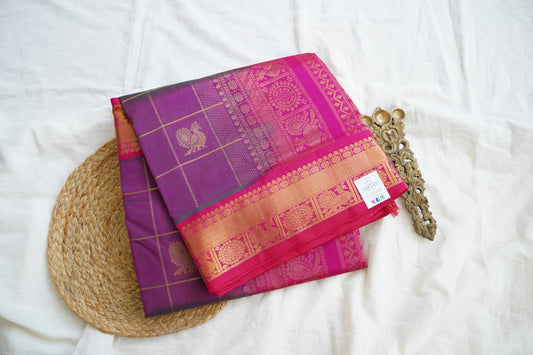 Kanchi Handloom Silk Cotton Saree PC15299