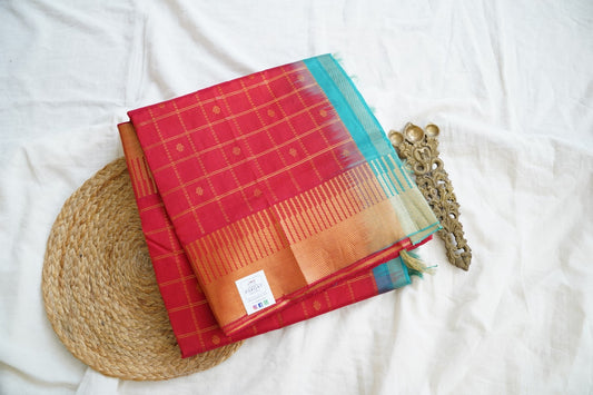 Kanchi Handloom Silk Cotton Saree PC15359