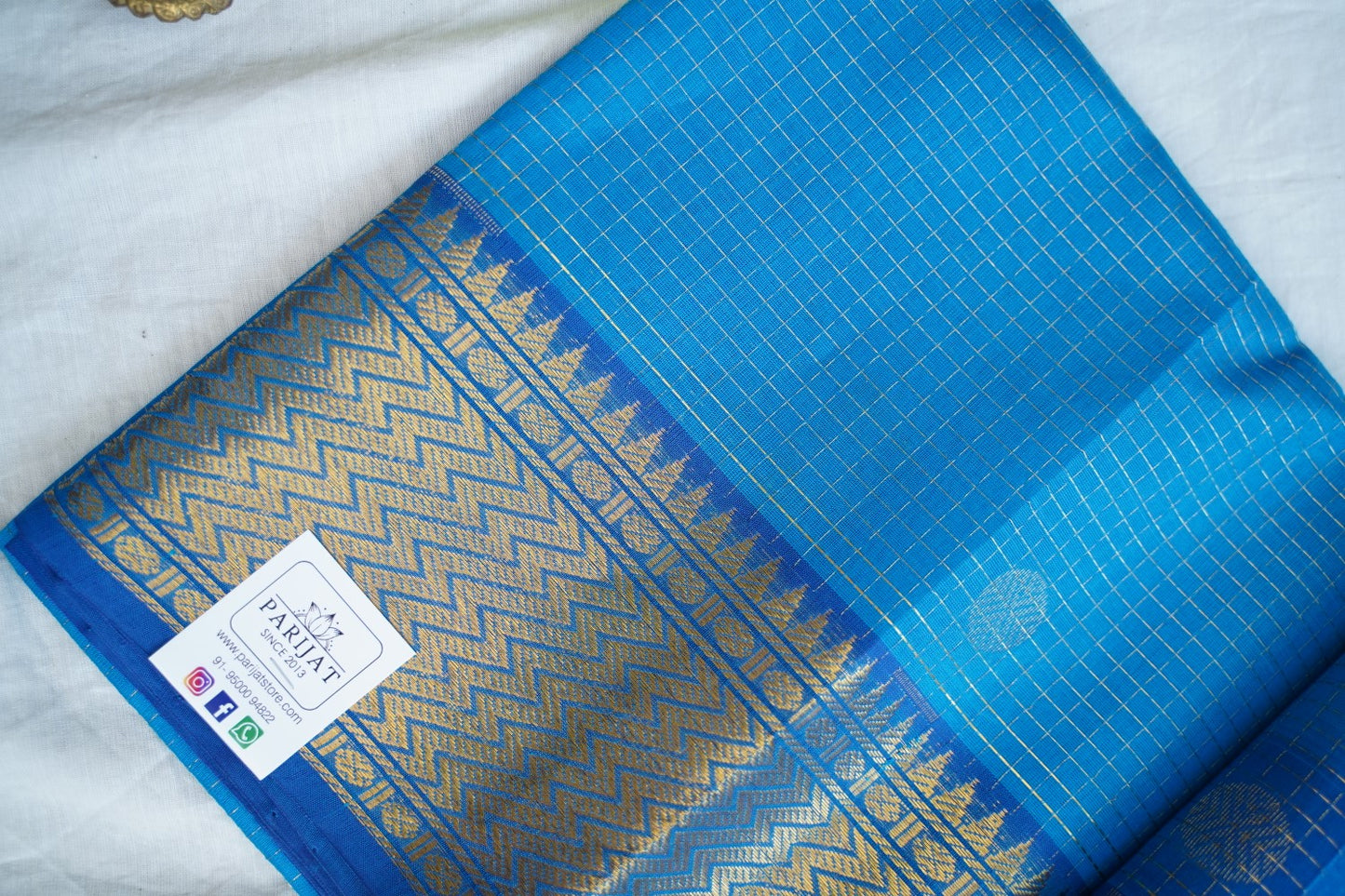 Kanchi Handloom Silk Cotton Saree PC16683