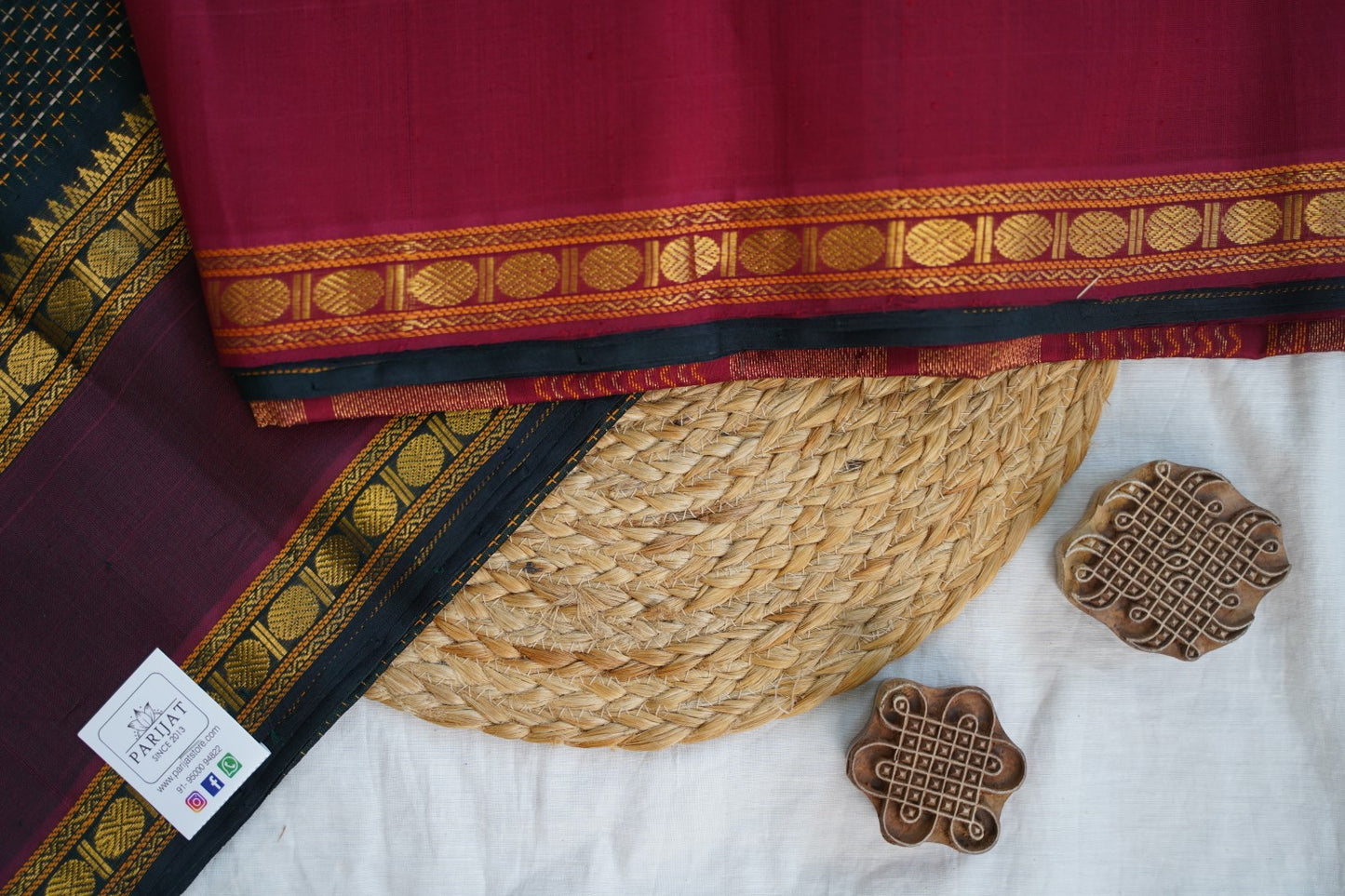 Kanchi Handloom Silk Cotton Saree PC16778