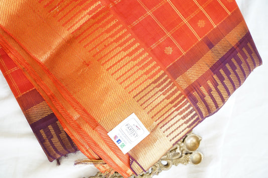 Kanchi Handloom Silk Cotton Saree PC15396