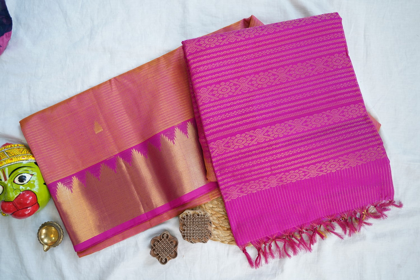 Kanchi Handloom Silk Cotton Saree PC16680