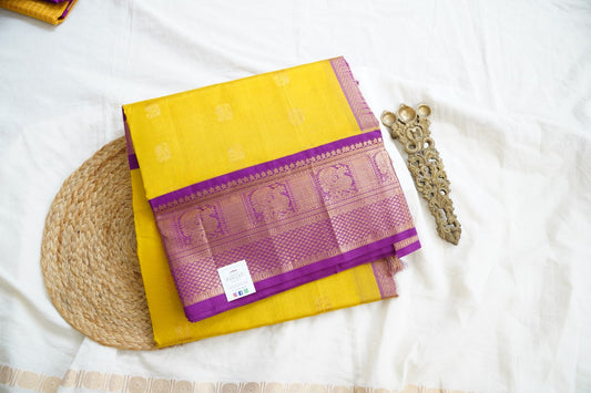 Kanchi Handloom Silk Cotton Saree PC15409