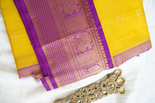 Kanchi Handloom Silk Cotton Saree PC15409