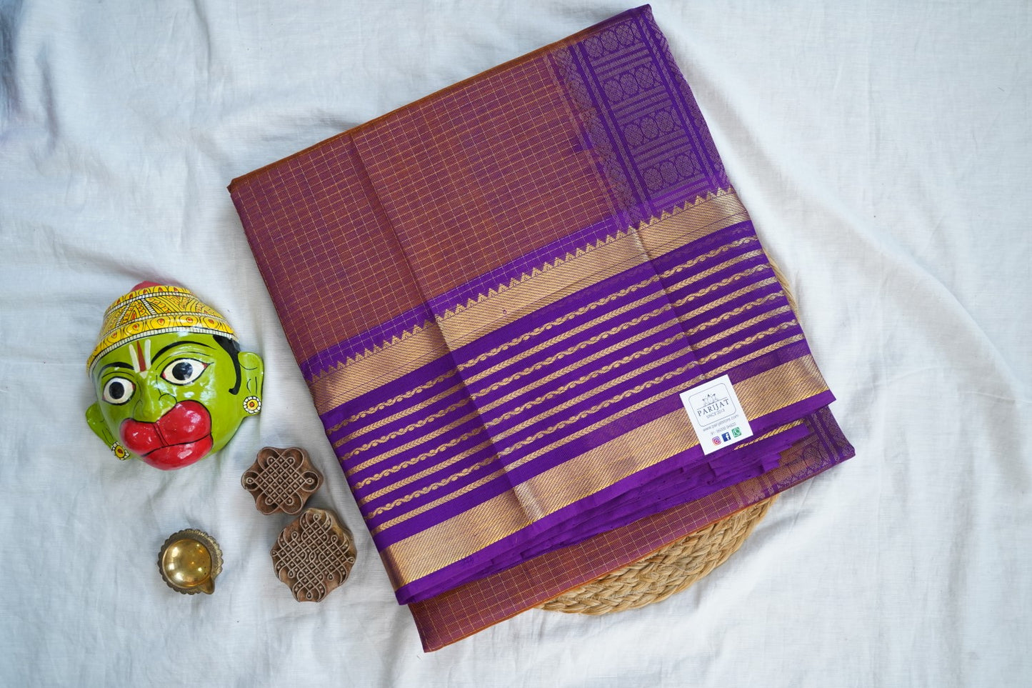 Kanchi Handloom Silk Cotton Saree PC16682