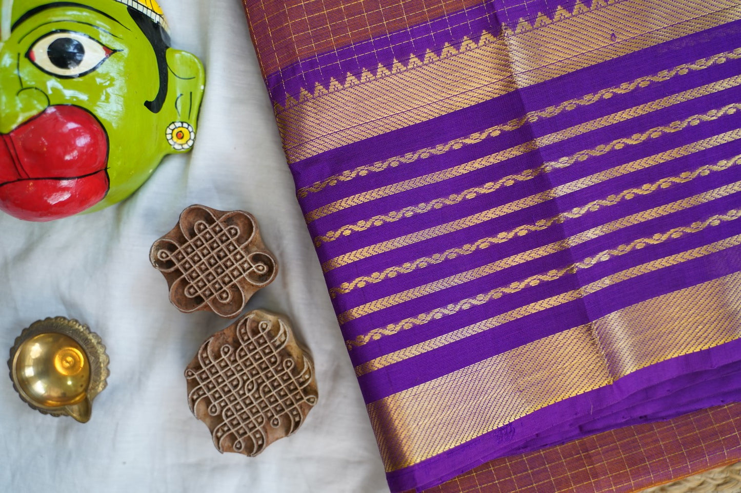 Kanchi Handloom Silk Cotton Saree PC16682