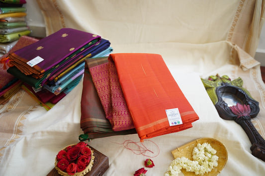 Mumpbagam Varisapet Pure Kanchi Silk Saree PC10190