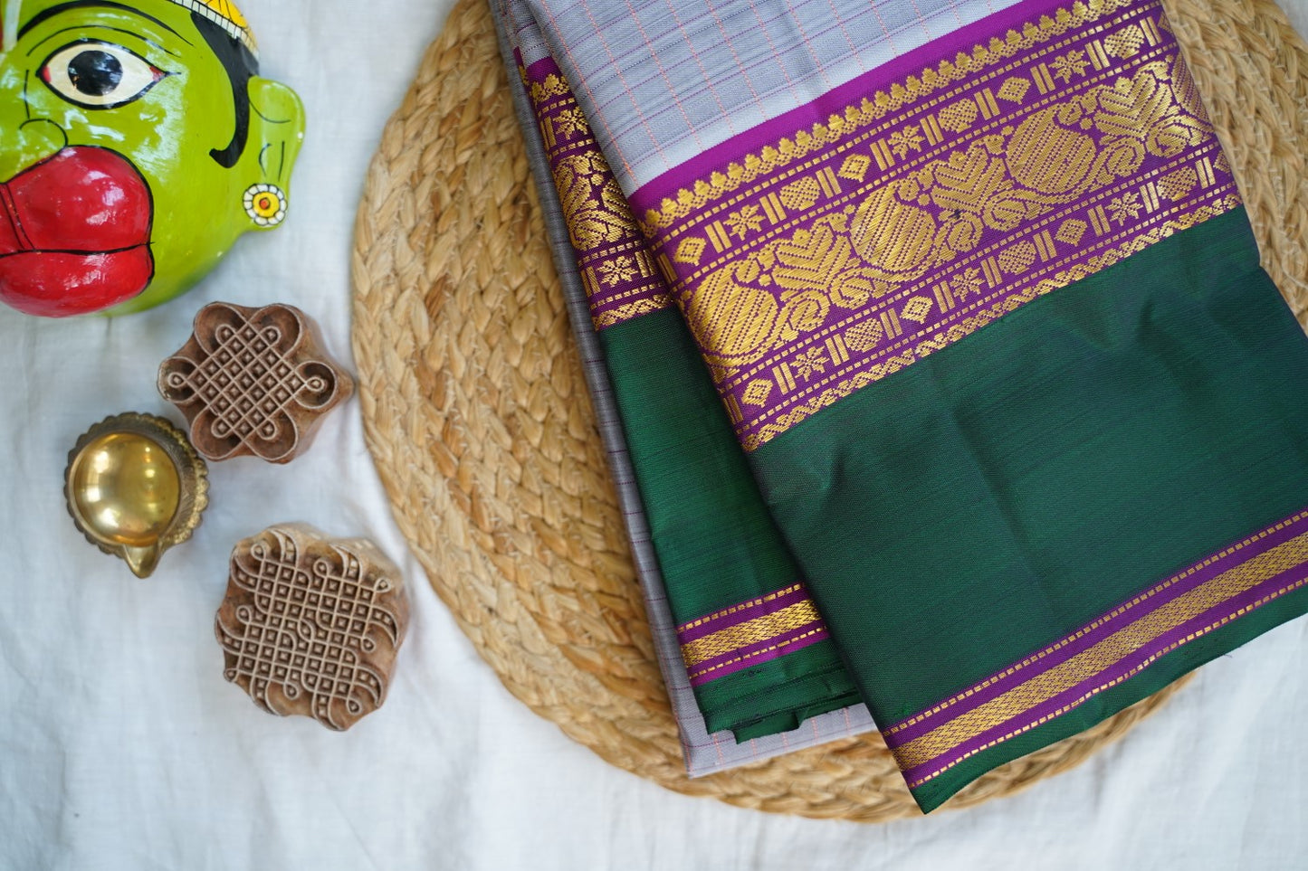 Pure Kanchi Silk Saree PC16687