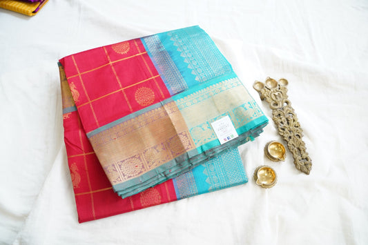 Kanchi Handloom Silk Cotton Saree PC15420