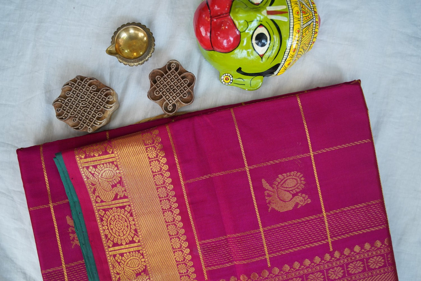 Kanchi Handloom Silk Cotton Saree PC16660